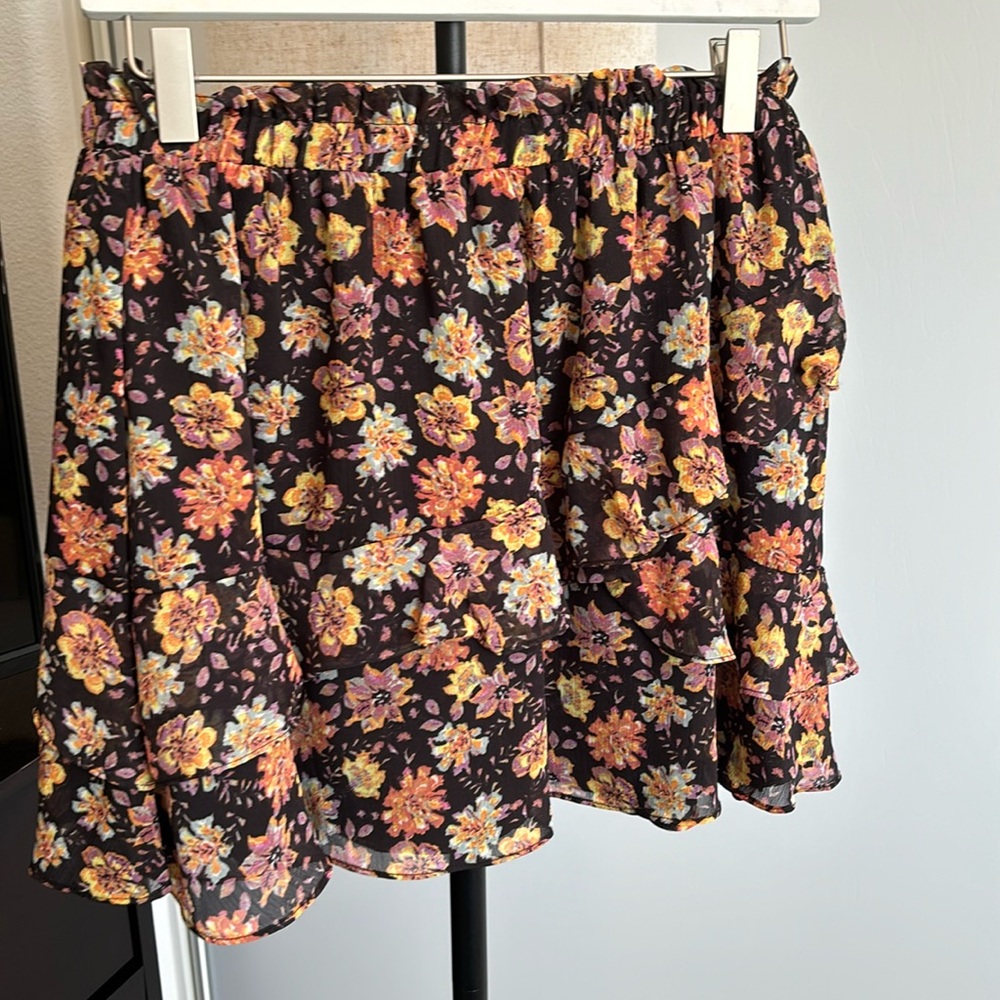 Floral mini skirt from Aqua
